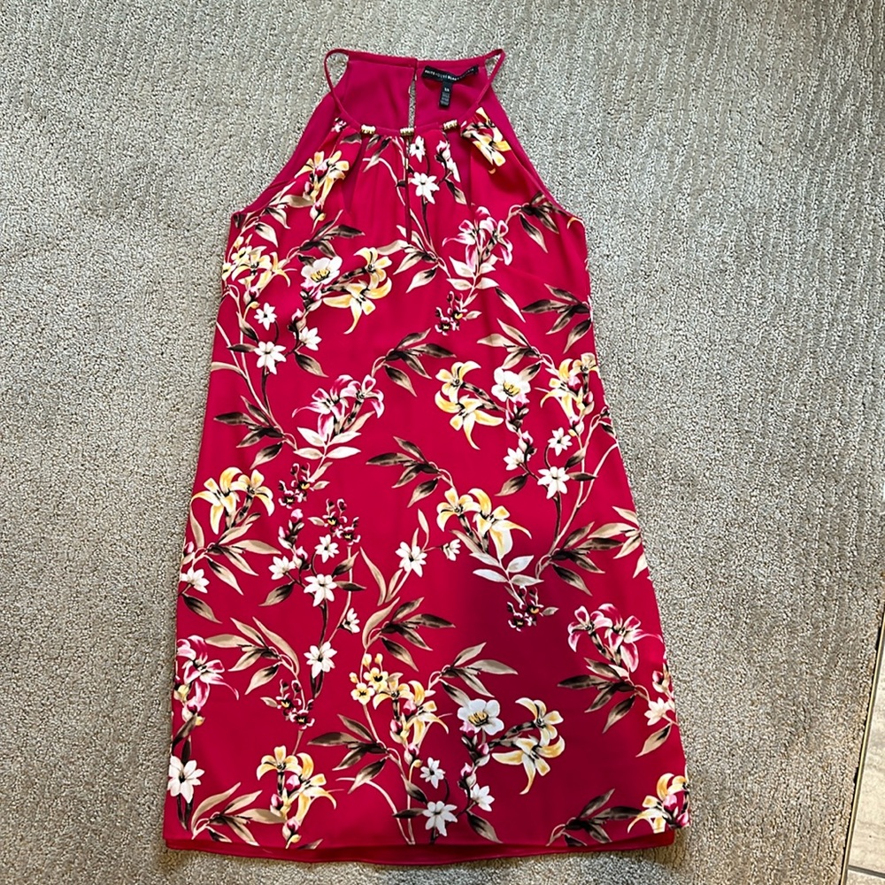 * Sale Price* WHBM tank dress. Floral Pattern. Neck design.